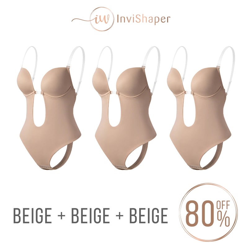InviShaper - Merülő hát nélküli testformáló melltartó