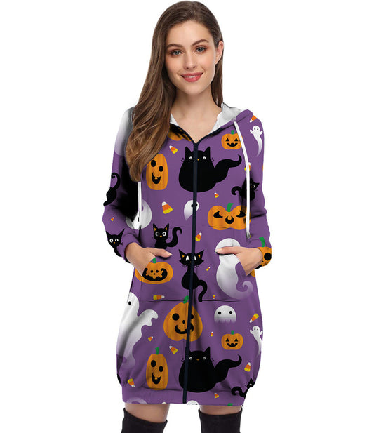 Halloween mintás kabát 2022