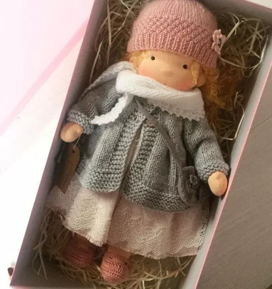 Művészi kézzel készített Waldorf baba - a megfelelő játékok gyerekeknek és felnőtteknek 🎁-Selena