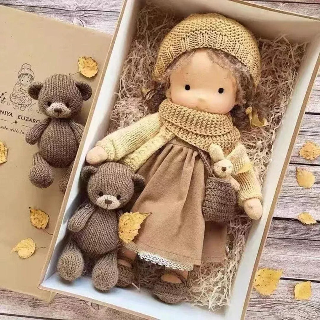 Művészi kézzel készített Waldorf baba - a megfelelő játékok gyerekeknek és felnőtteknek 🎁-Selena