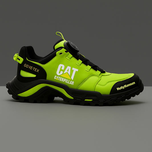 A CAT és a Helly Hansen egyesítette erőit, hogy férfi szúrás- és törésálló munkabakancsot alkossanak.