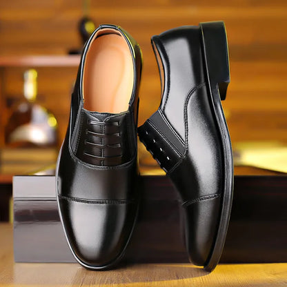 sapatos formais de couro masculino