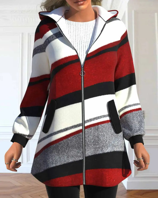 【S-3XL】 Nova jaqueta com capuz em promoção de inverno para mulheres, grossa e quente