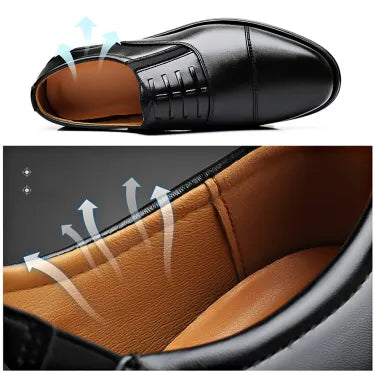 sapatos formais de couro masculino