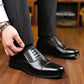 sapatos formais de couro masculino