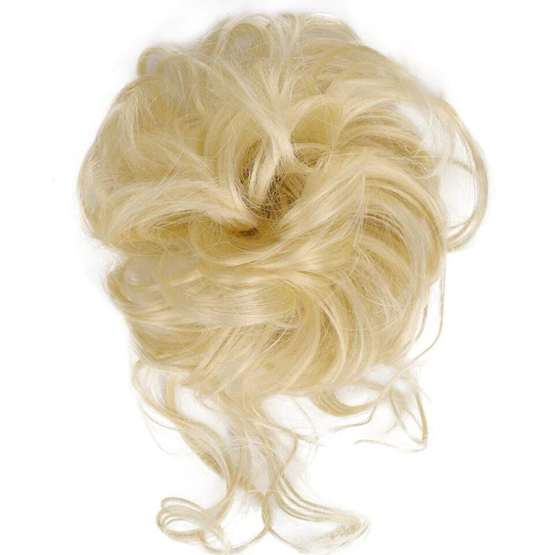 Scrunchie hosszabbítók rendetlen göndör kontyban