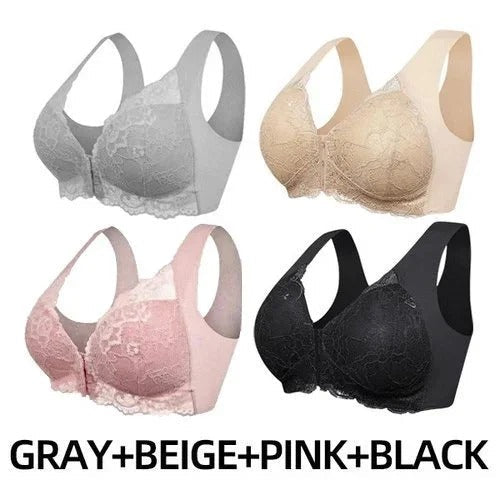 elülső csat kialakítású Push Up Shaper 5D melltartó - varratmentes kialakítás, nyugodt hát, kényelmes